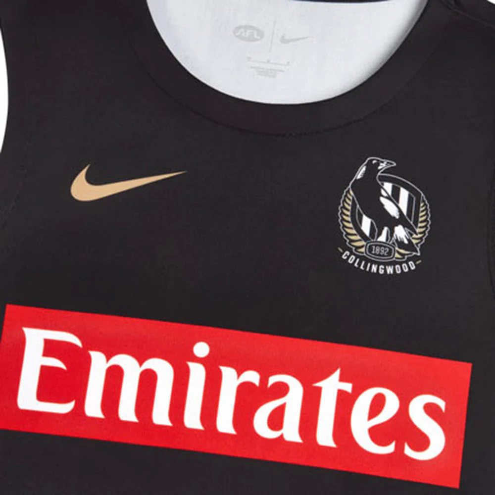 Collingwood 2024 Authentic Mens Training Singlet - Image 4