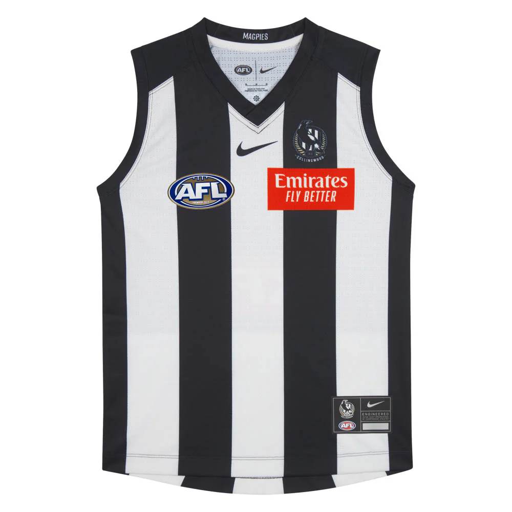 Collingwood 2024 Authentic Youth Home Guernsey - Image 3