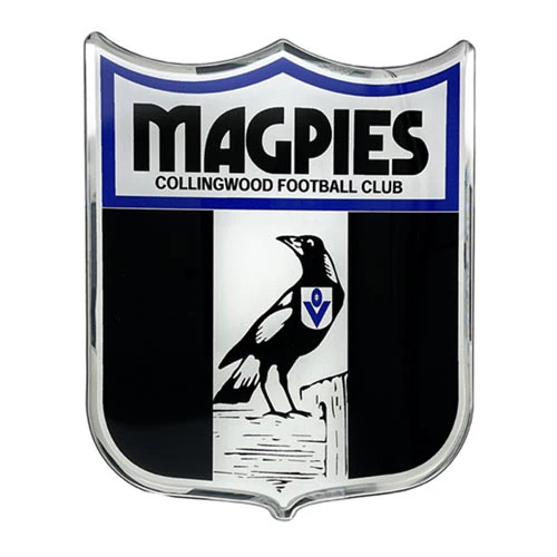 Collingwood Magpies Retro Logo Car Decal - Image 2