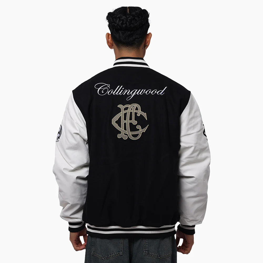 Collingwood Script Varsity Jacket - Image 2