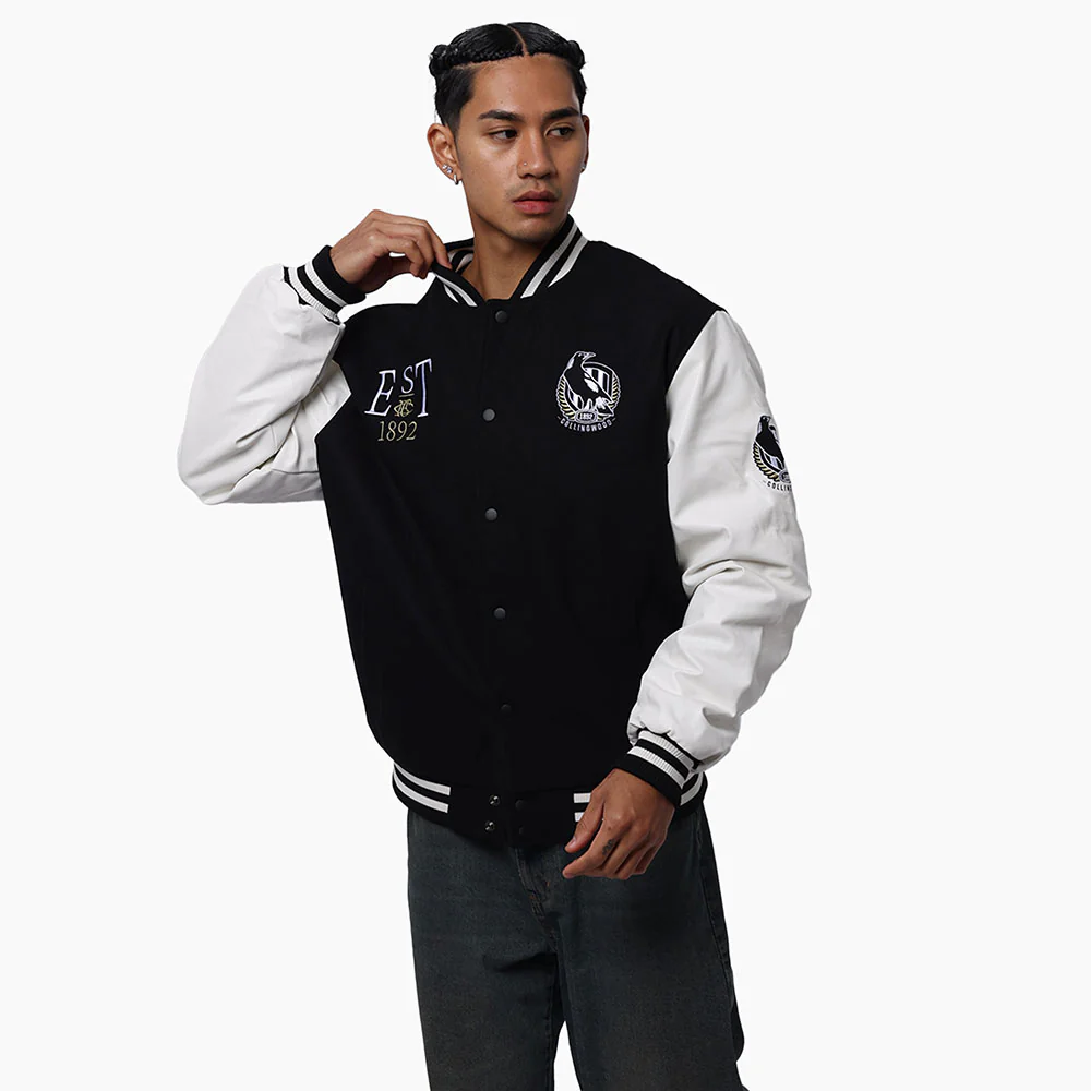 Collingwood Script Varsity Jacket - Image 3