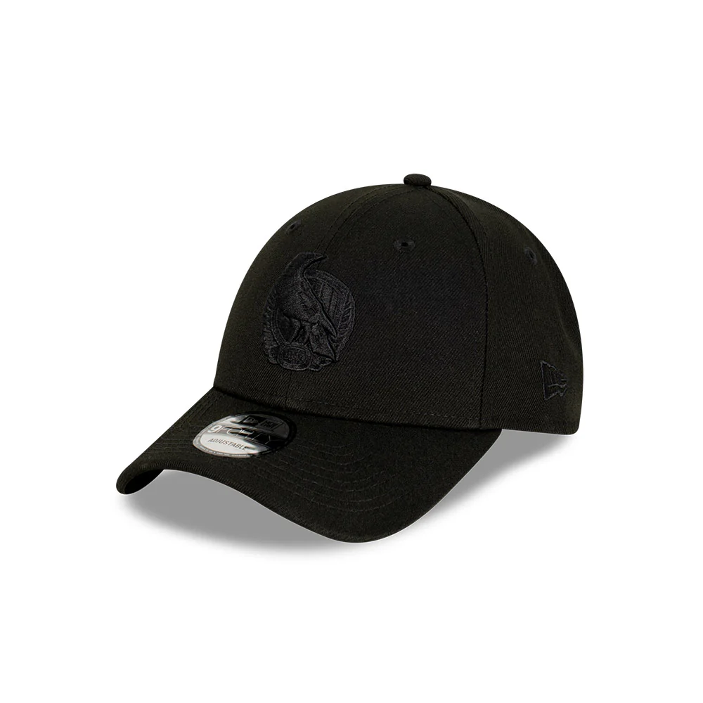Collingwood New Era Black On Black 9forty Cap