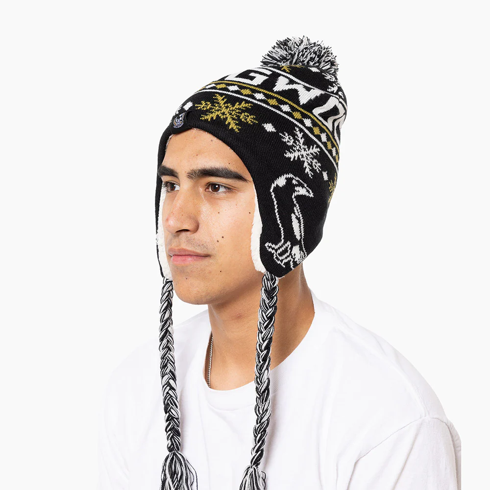 Collingwood Adult Snowflake Beanie - Image 3