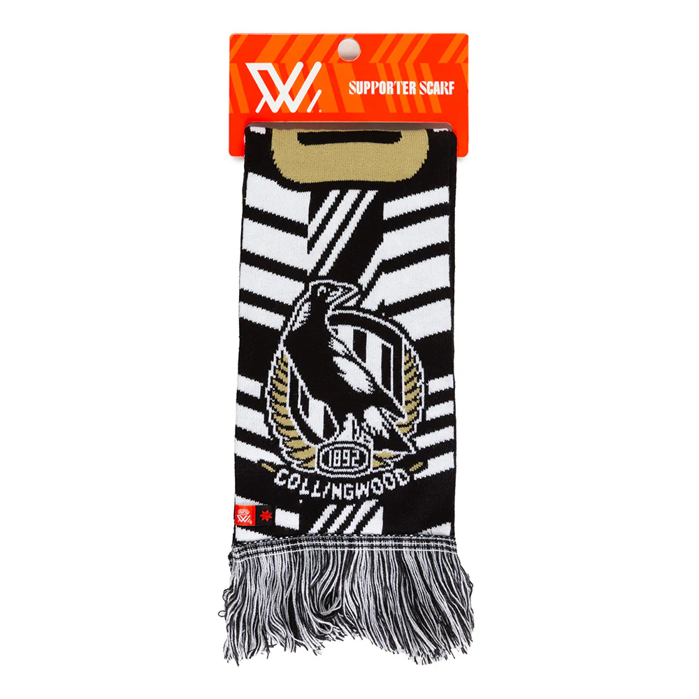 Collingwood AFLW Official Supporter Scarf