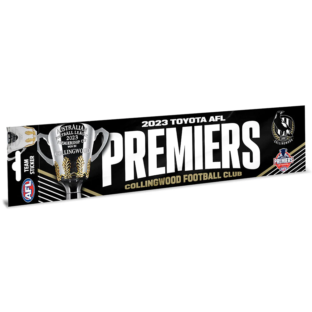 Collingwood 2023 Premiers Bumper Sticker