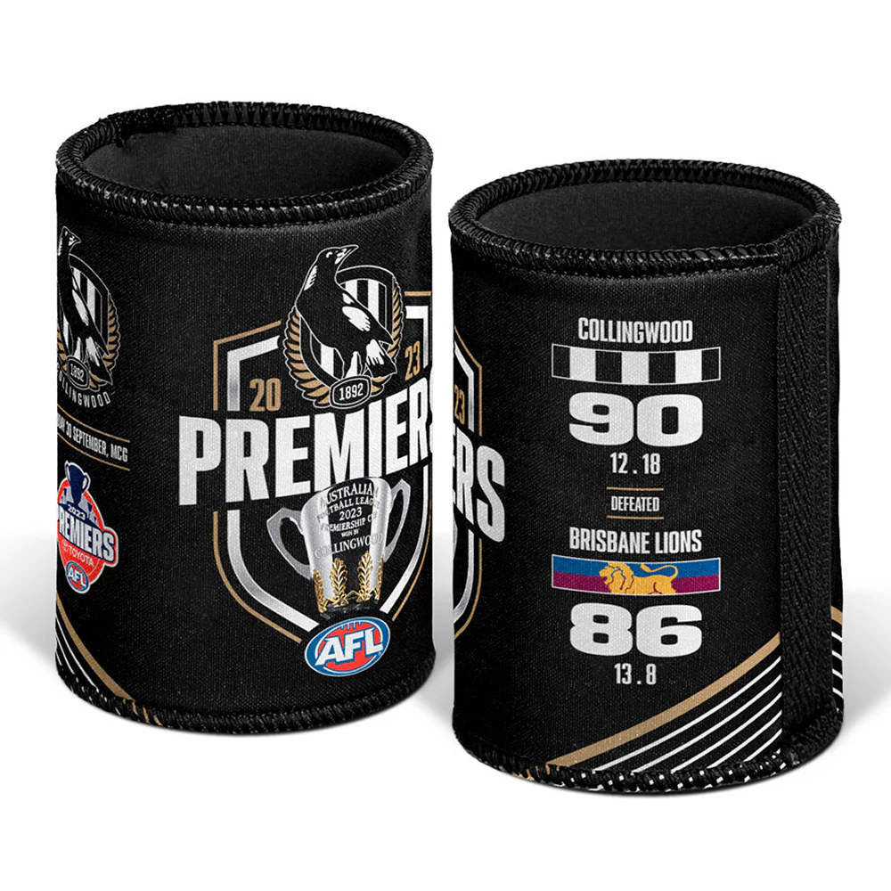 Collingwood 2023 Premiers Can Cooler