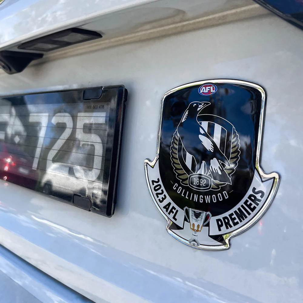 Collingwood 2023 Premiers Car Decal - Image 5