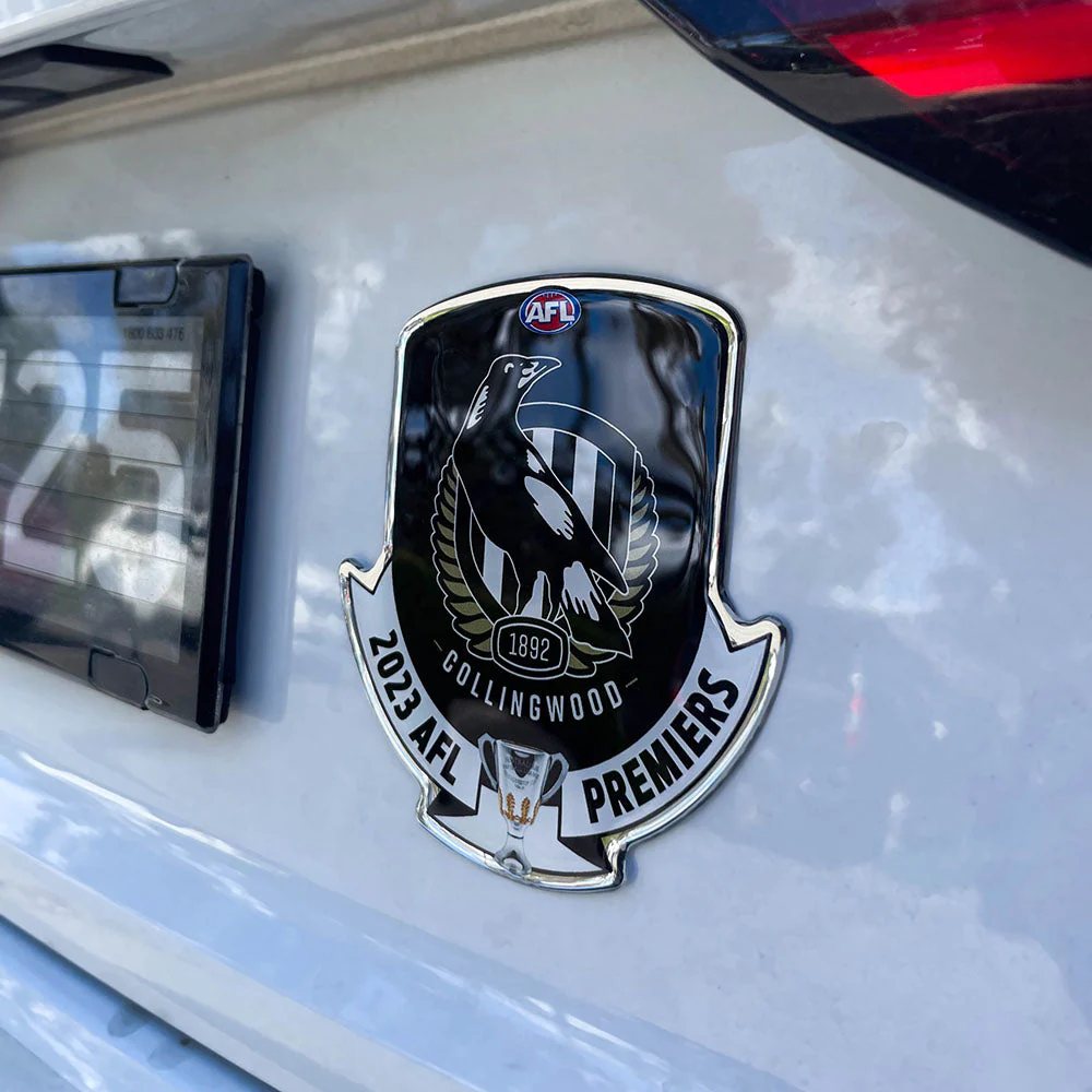 Collingwood 2023 Premiers Car Decal - Image 6