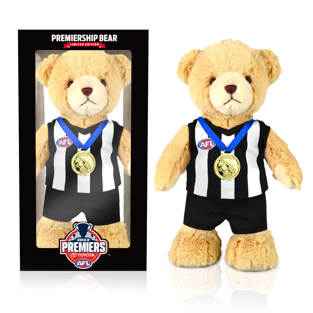 Collingwood 2023 Premiers Limited Edition Bear