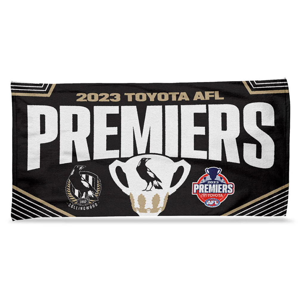 Collingwood 2023 Premiers Team Beach Towel