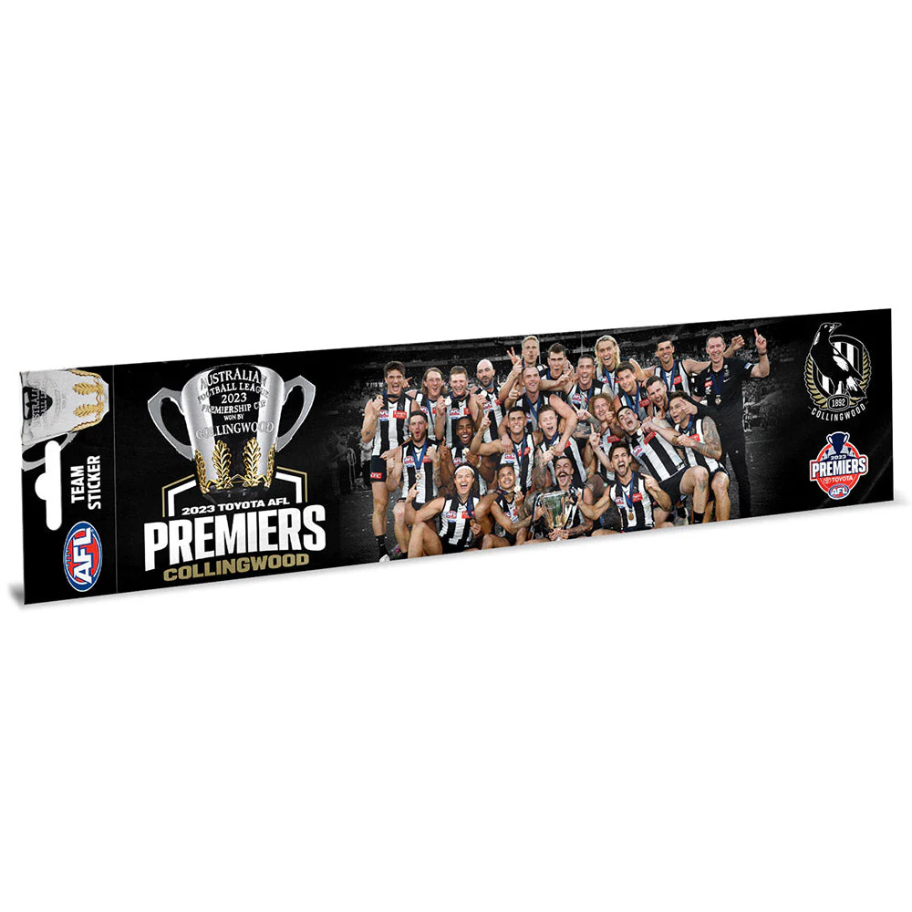 Collingwood 2023 Premiers Team Bumper Sticker - Image 2