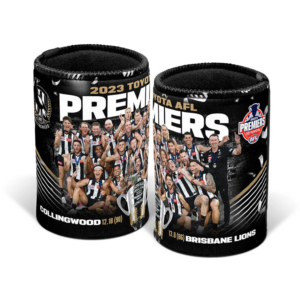 Collingwood 2023 Premiers Team Can Cooler
