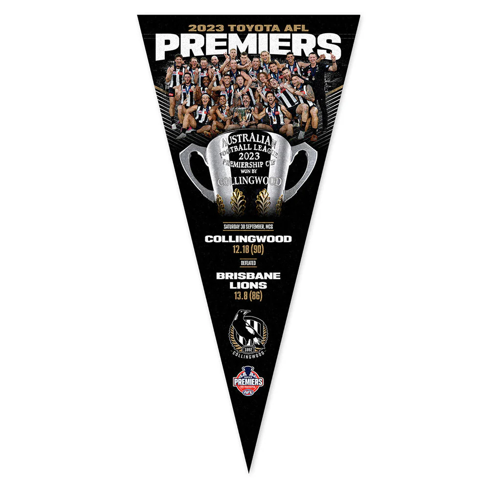 Collingwood 2023 Premiers Team Pennant - Image 2