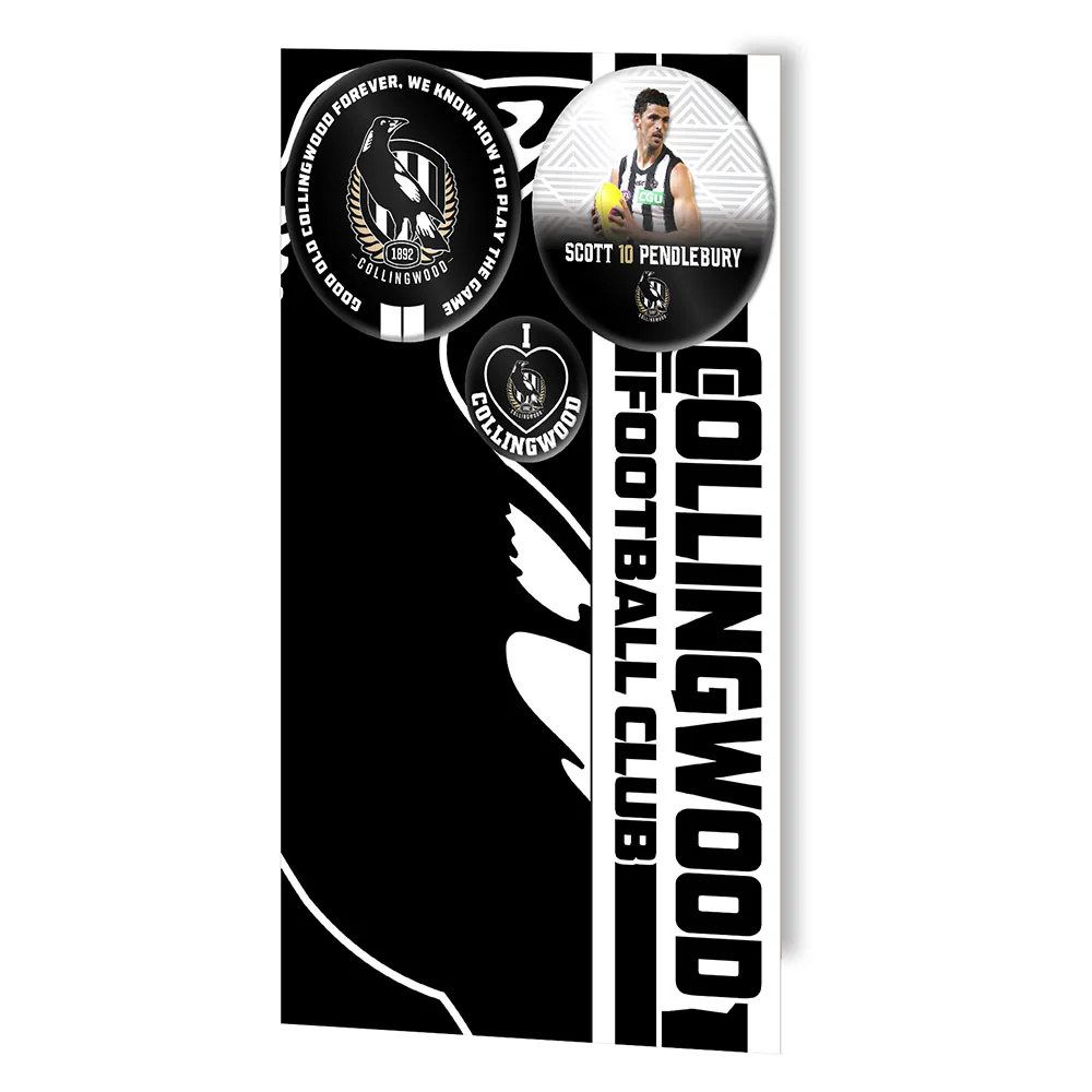 Collingwood 3-Badge Card