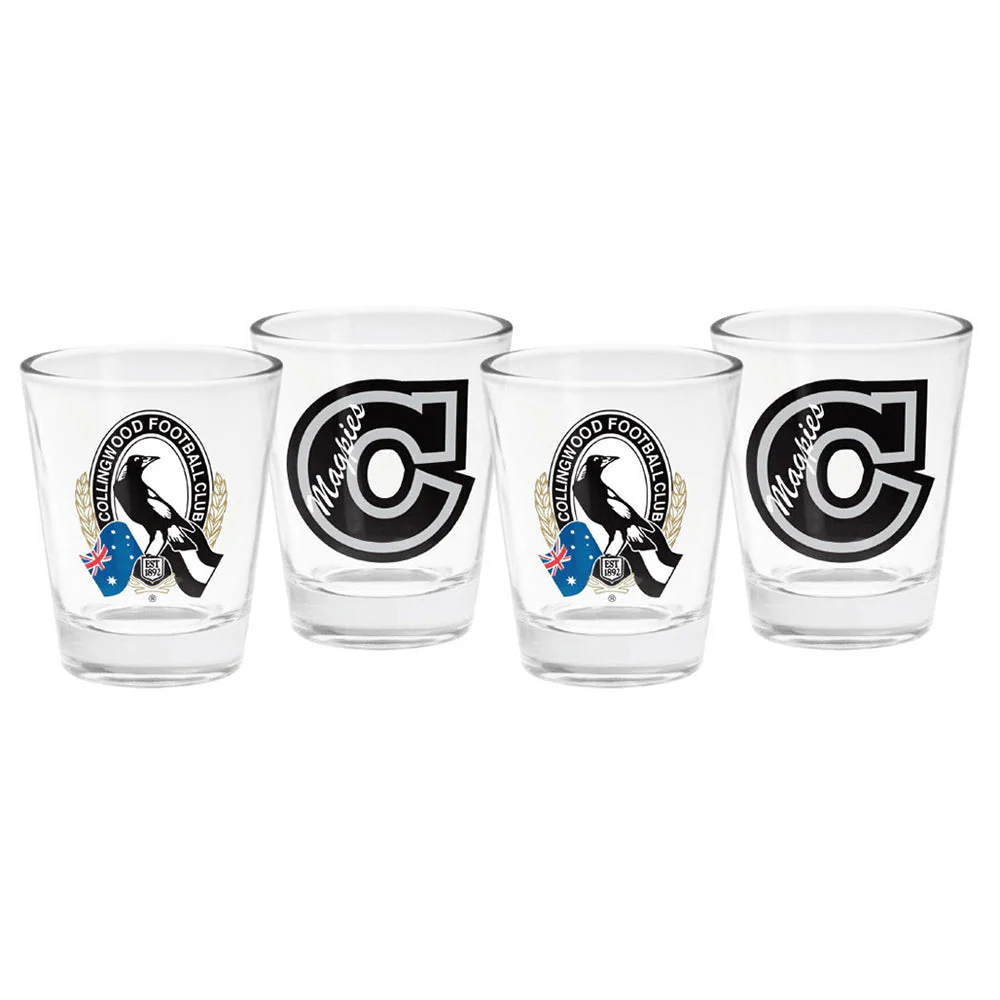 Collingwood 4pk Shot Glass - Image 2