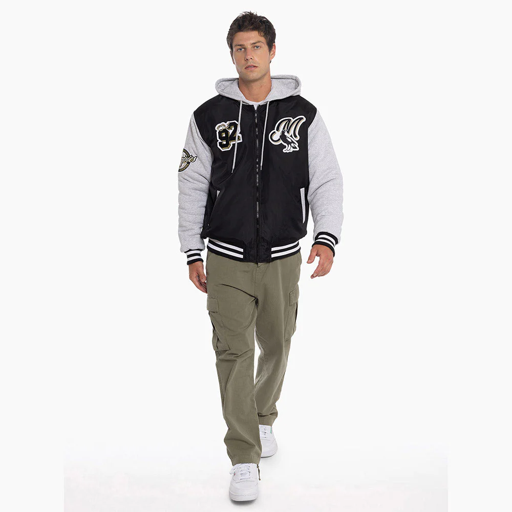 Collingwood Adult Patchwork Bomber Jacket - Image 4