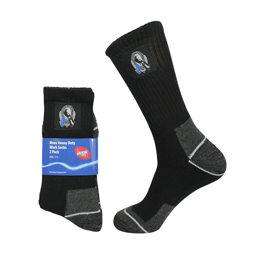 Collingwood Black Work Socks 2-Pack - Image 2