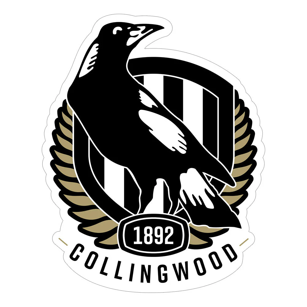 Collingwood Die Cut Logo Sticker - Image 2