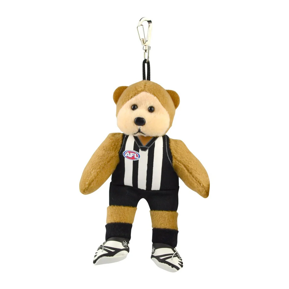 Collingwood Keyclip Player Bear