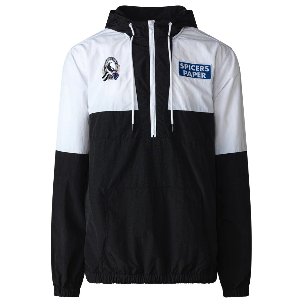 Collingwood Mens 90s Training Jacket - Image 4