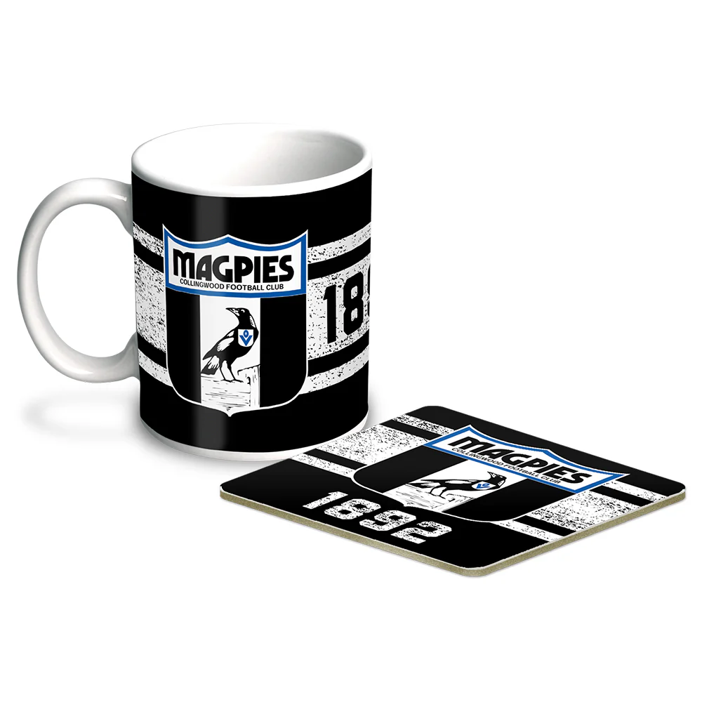 Collingwood Mug And Coaster Pack