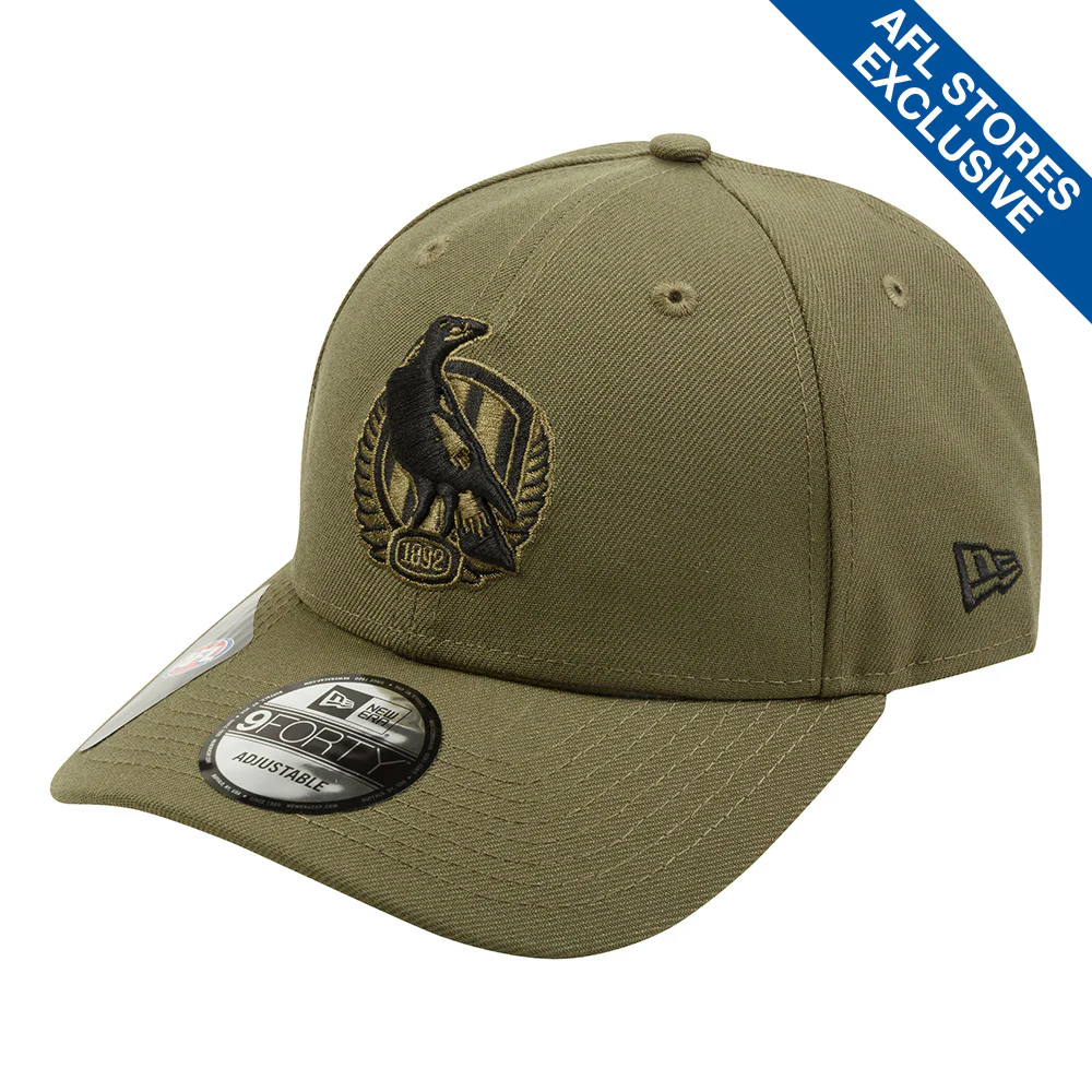 Collingwood New Era 9/40 Olive Snap Cap