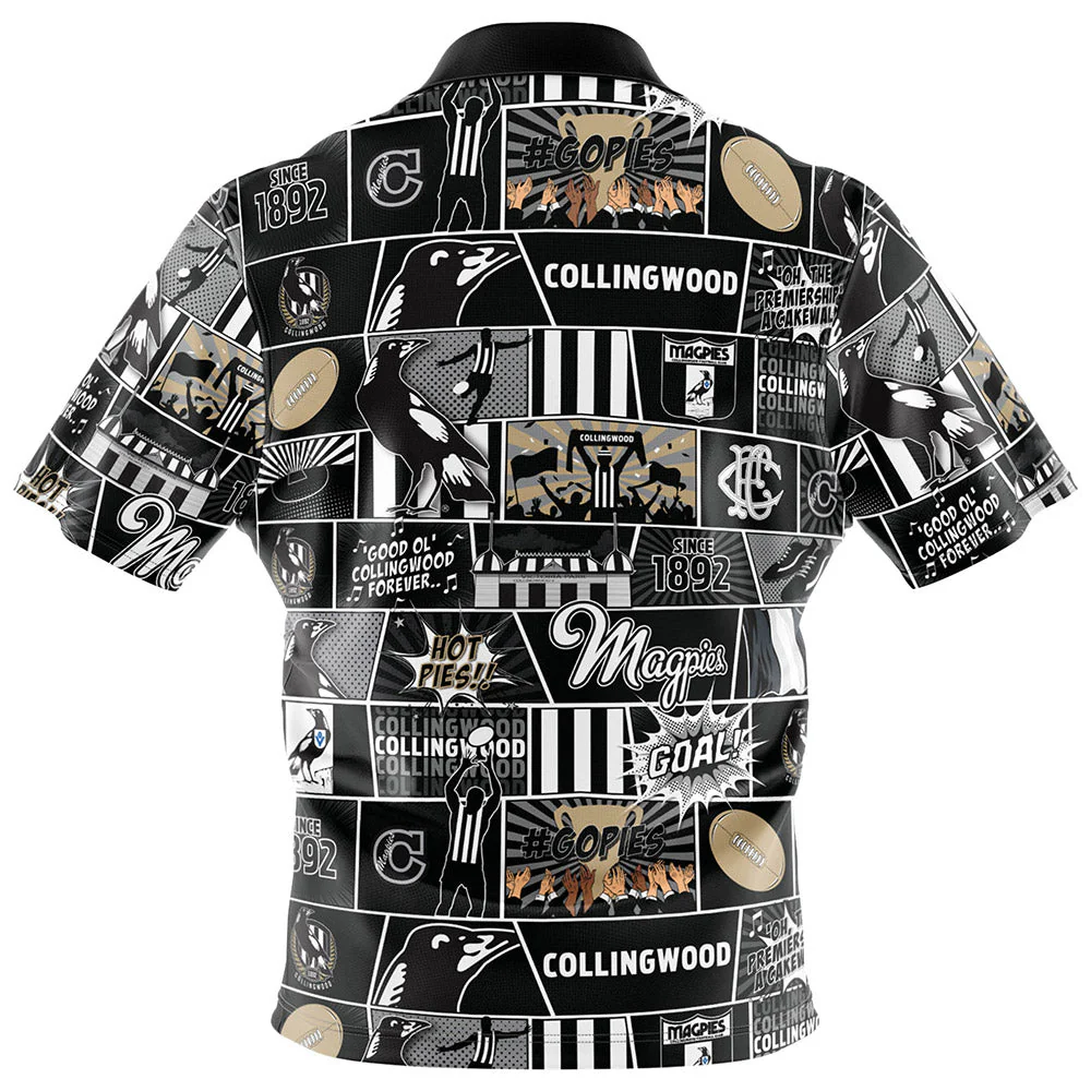 Collingwood Pop Art Shirt - Image 5