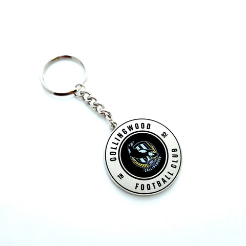 Collingwood Round Logo Keyring - Image 2