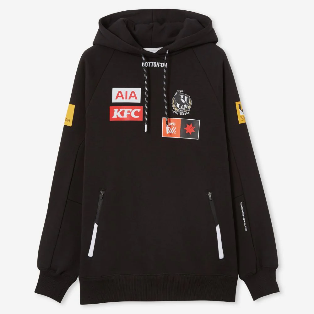 Collingwood Season 9 AFLW Authentic Adult Hoodie