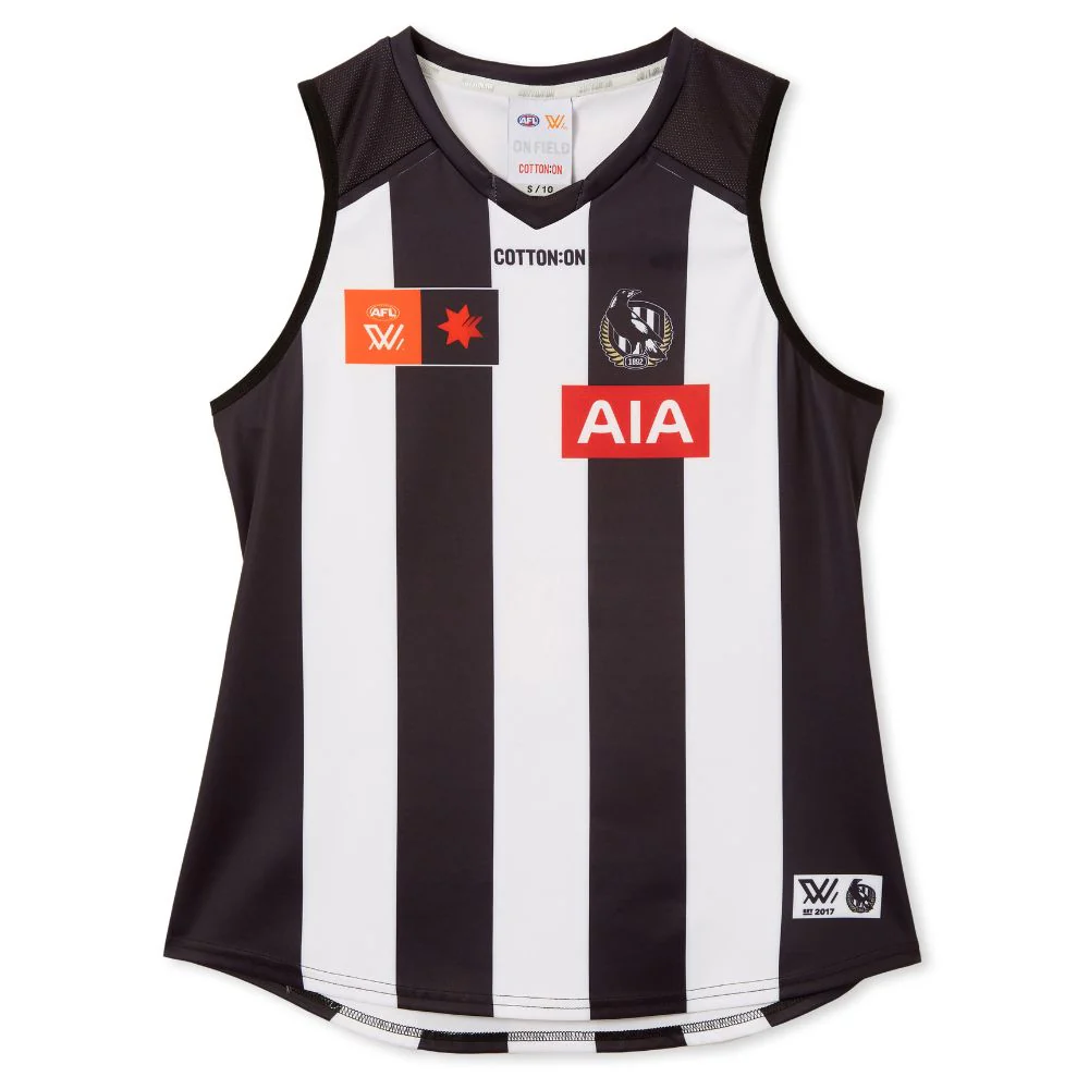 Collingwood Season 9 AFLW Authentic Home Guernsey