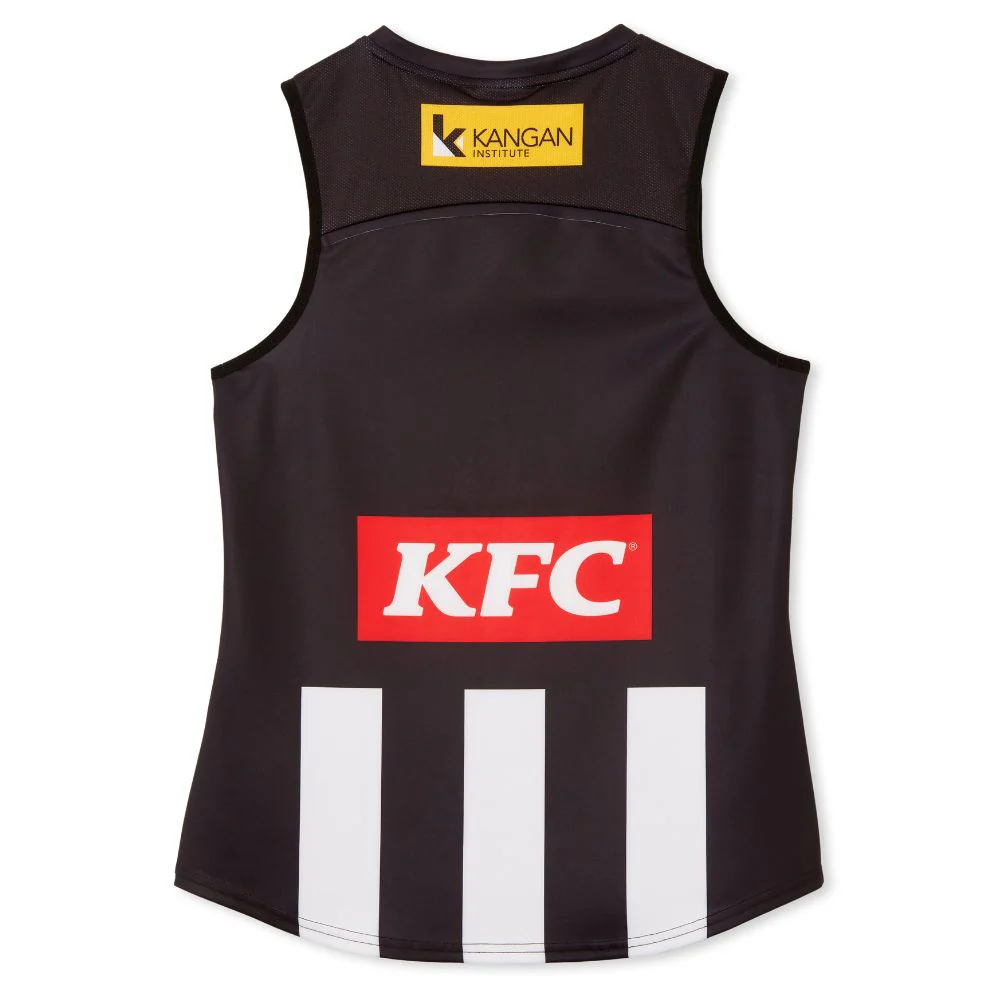 Collingwood Season 9 AFLW Authentic Home Guernsey - Image 2