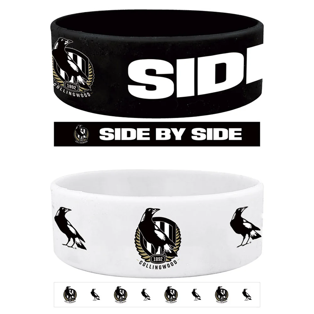 Collingwood Silicone Wrist Bands 2 Pack - Image 2