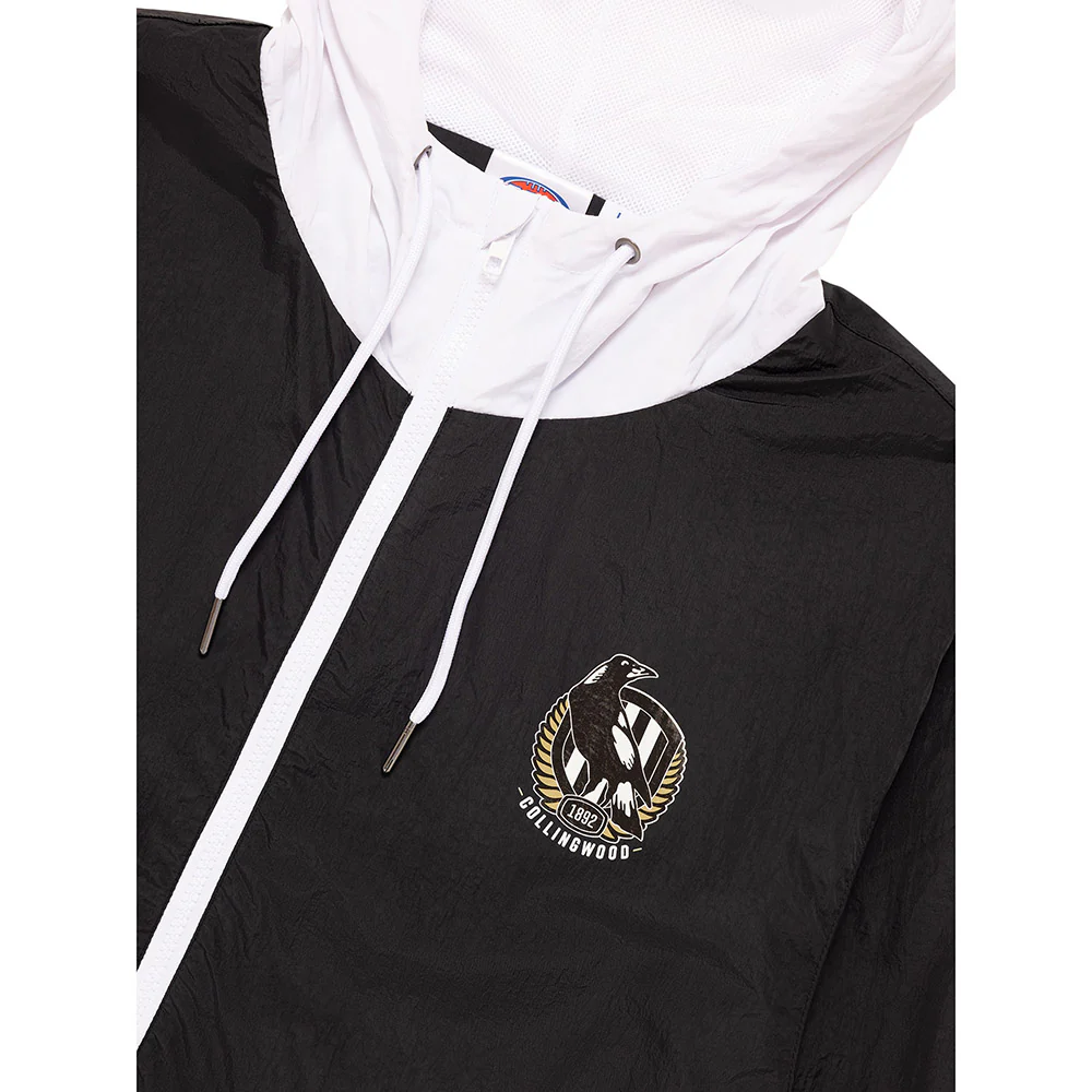 Collingwood Team Crest Full Zip Nylon Windbreaker - Image 3