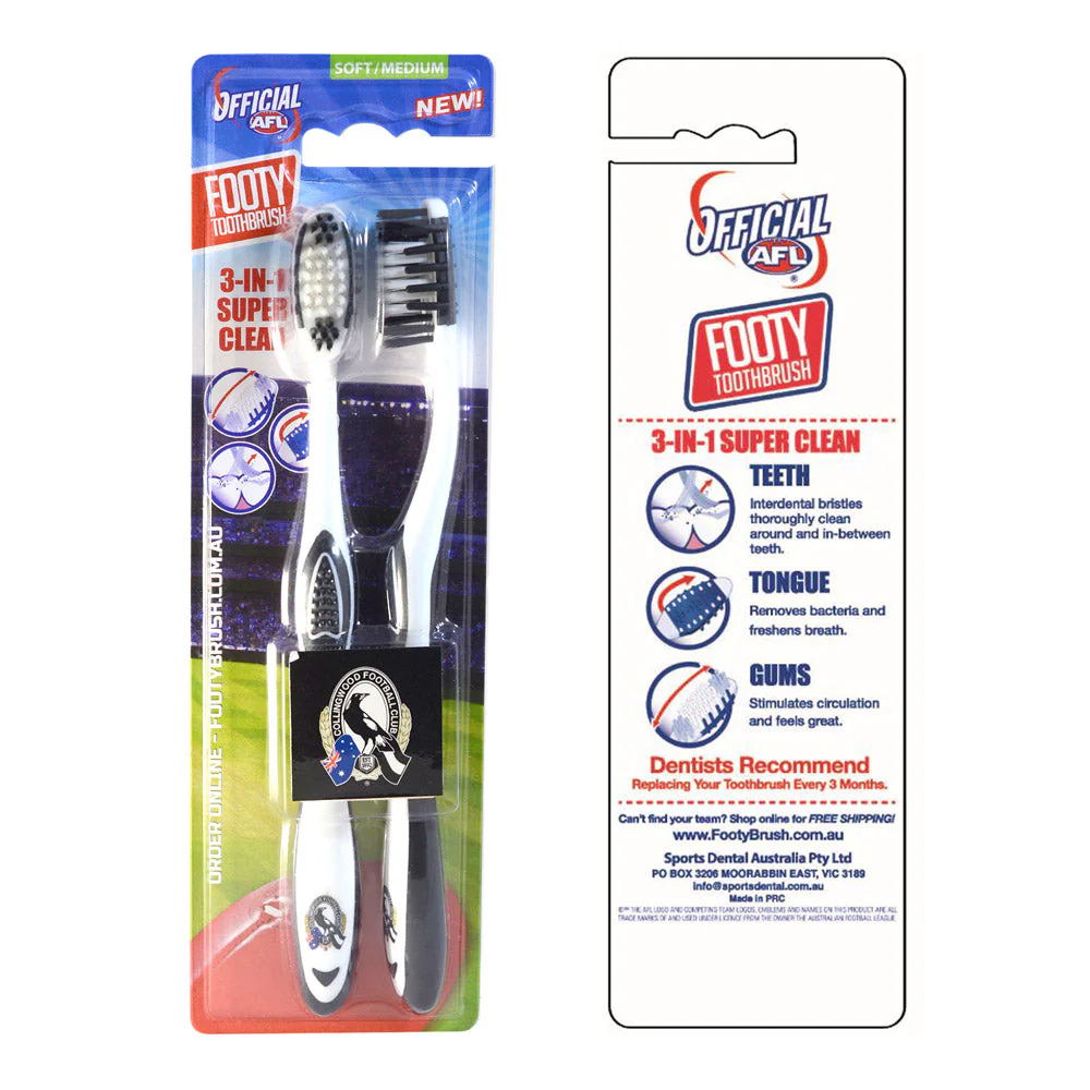 Collingwood Toothbrushes - 2pk - Image 2