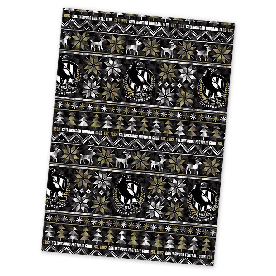 Collingwood Christmas Wrapping Paper