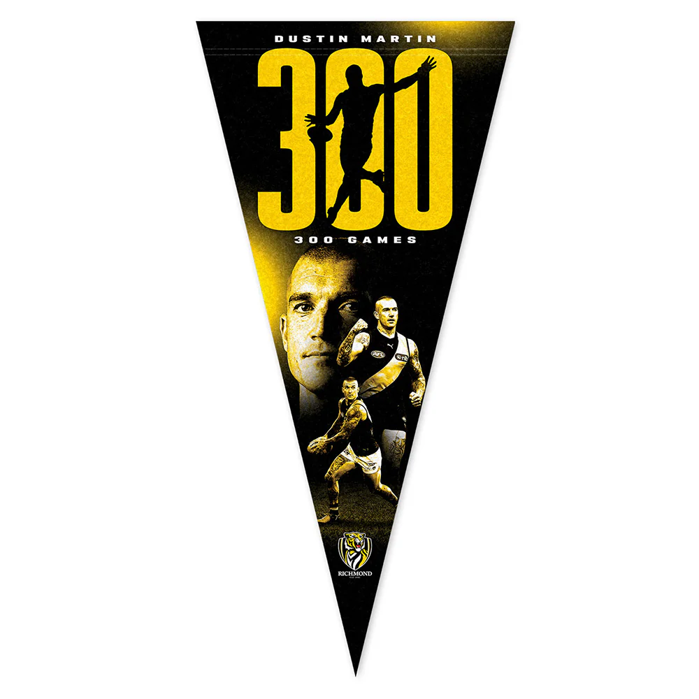 Dustin Martin 300 Games Pennant