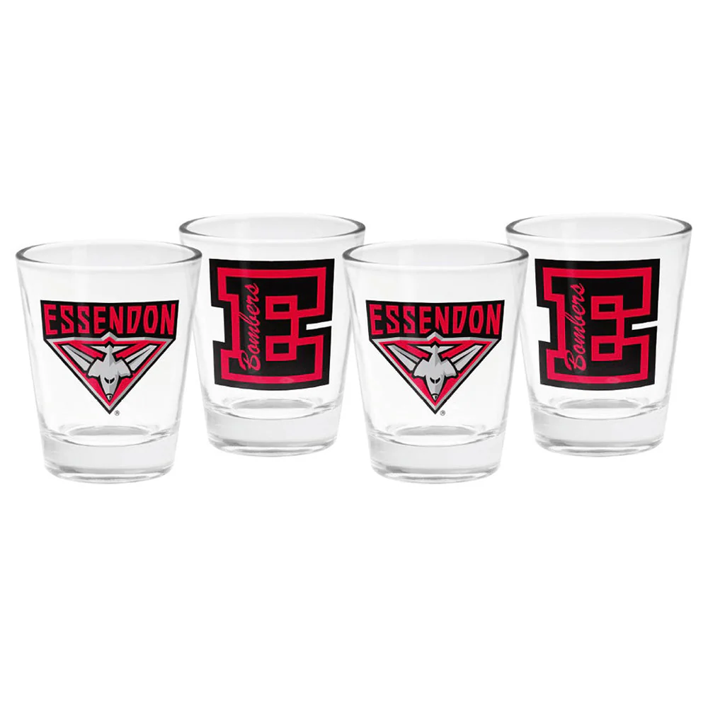 Essendon 4pk Shot Glass - Image 2