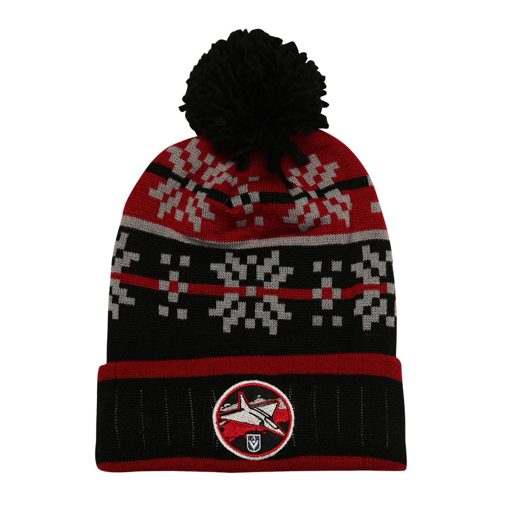 Essendon Adult Cable Beanie