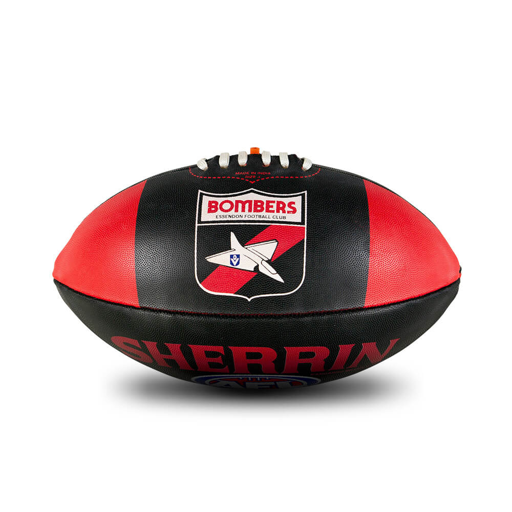 Essendon Bombers 1st 18 Synthetic All Surface Retro Football - Size 3