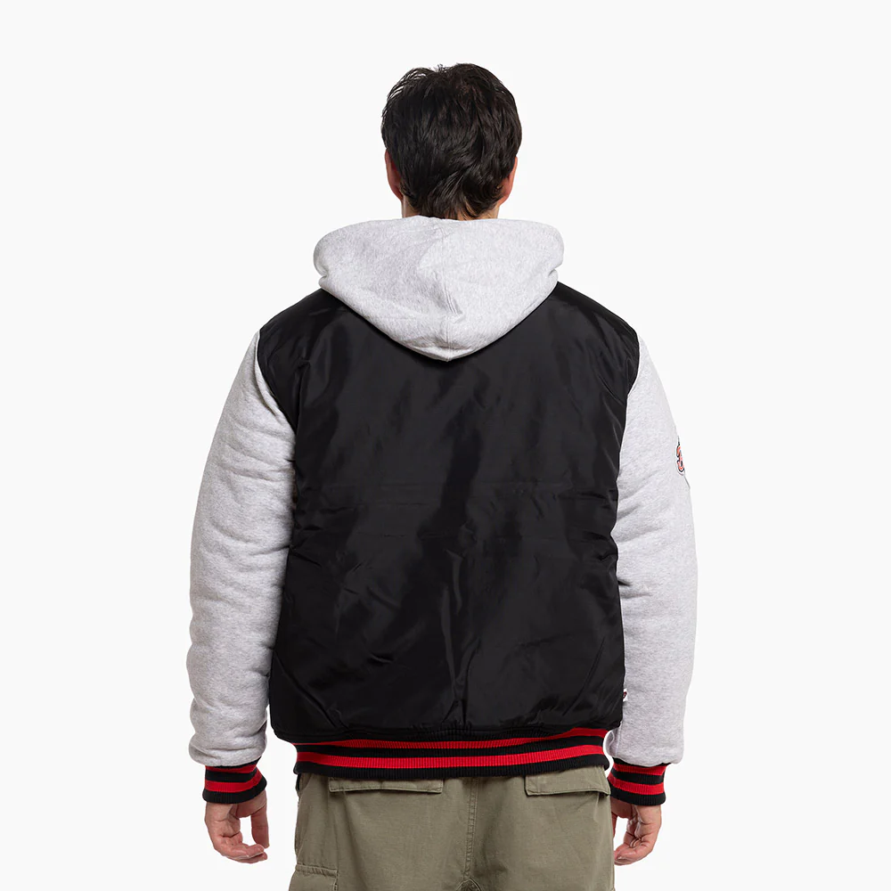 Essendon Bombers Adult Patchwork Bomber Jacket - Image 8
