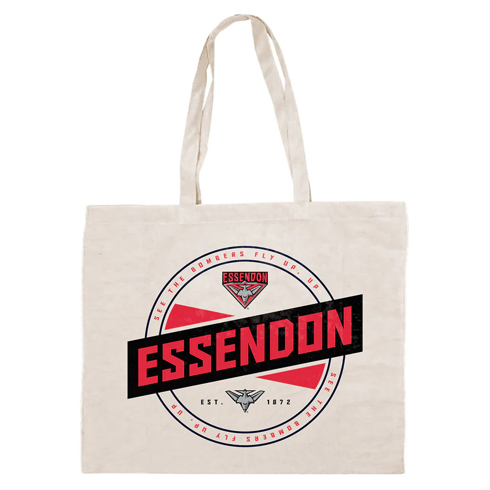 Essendon Bombers Canvas Tote Bag - Image 2