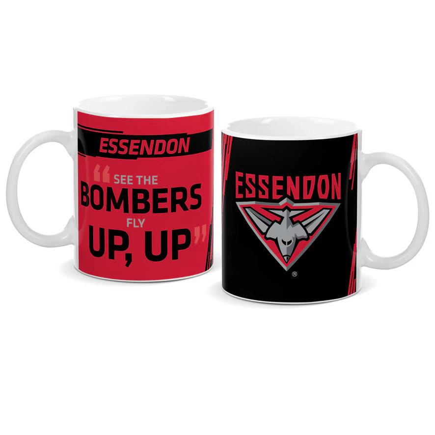 Essendon Bombers Logo And Song Mug