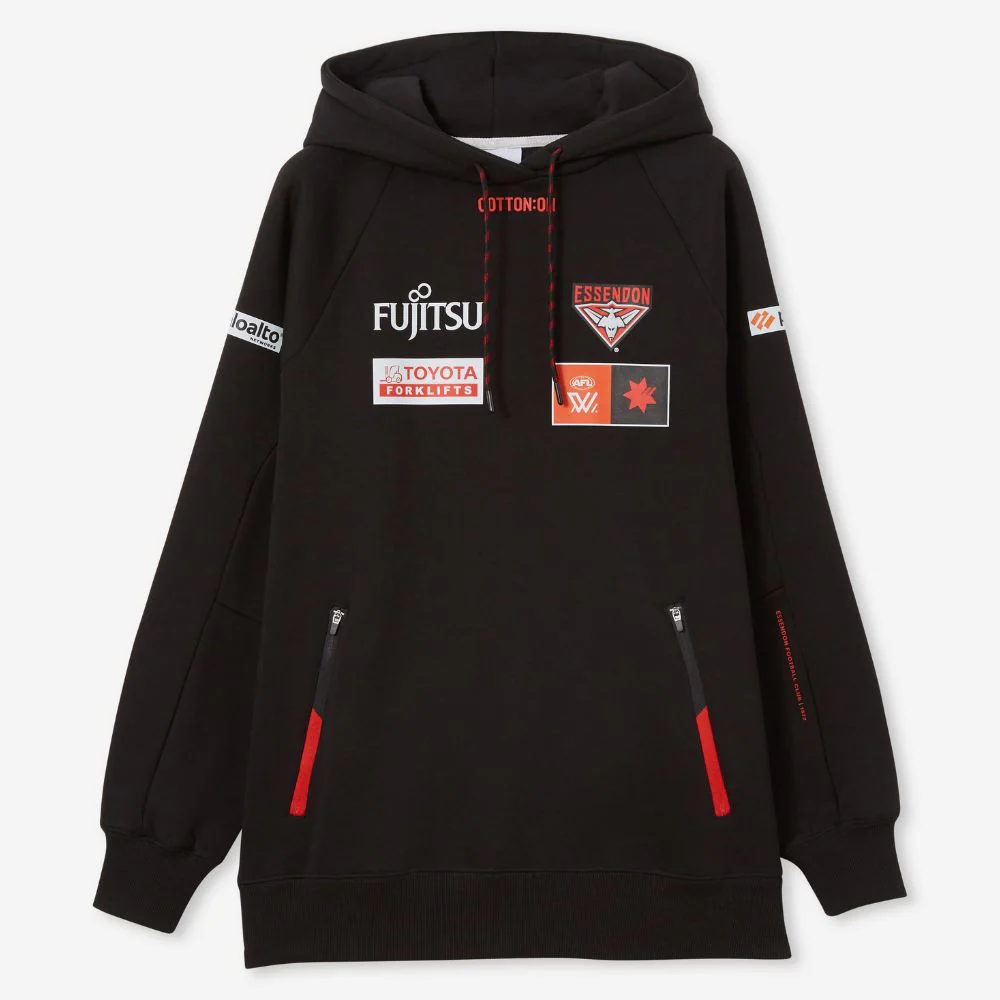 Essendon Bombers Season 9 AFLW Authentic Adult Hoodie