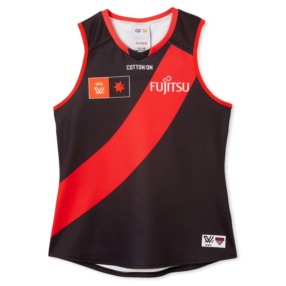 Essendon Bombers Season 9 AFLW Authentic Home Guernsey