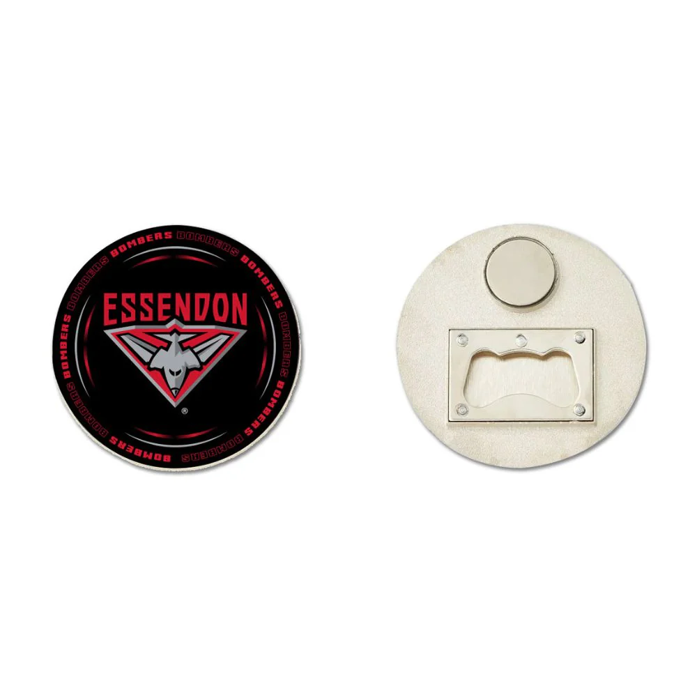 Essendon Bombers Team Logo Bottle Opener Magnet