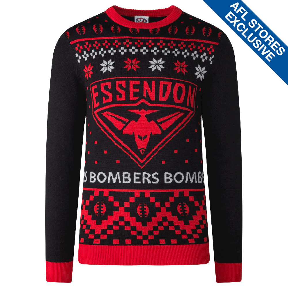 Essendon Mens Ugly Christmas Sweater