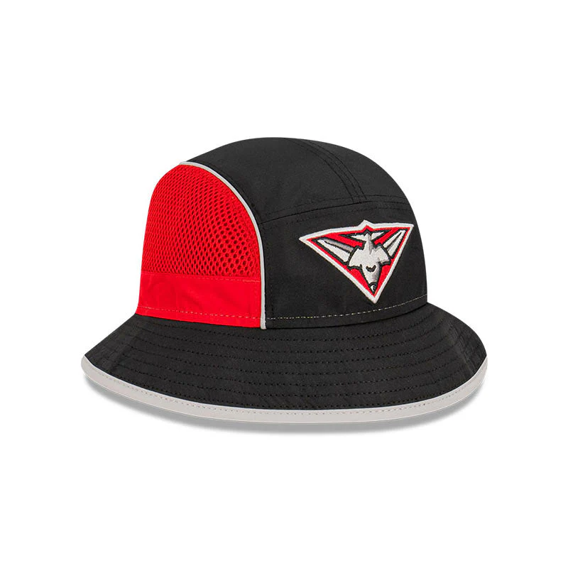 Essendon New Era 2023 Authentic Sports Bucket Hat - Image 12