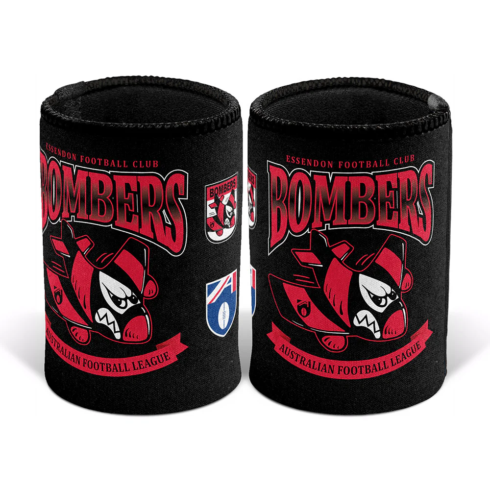 Essendon Retro Can Cooler