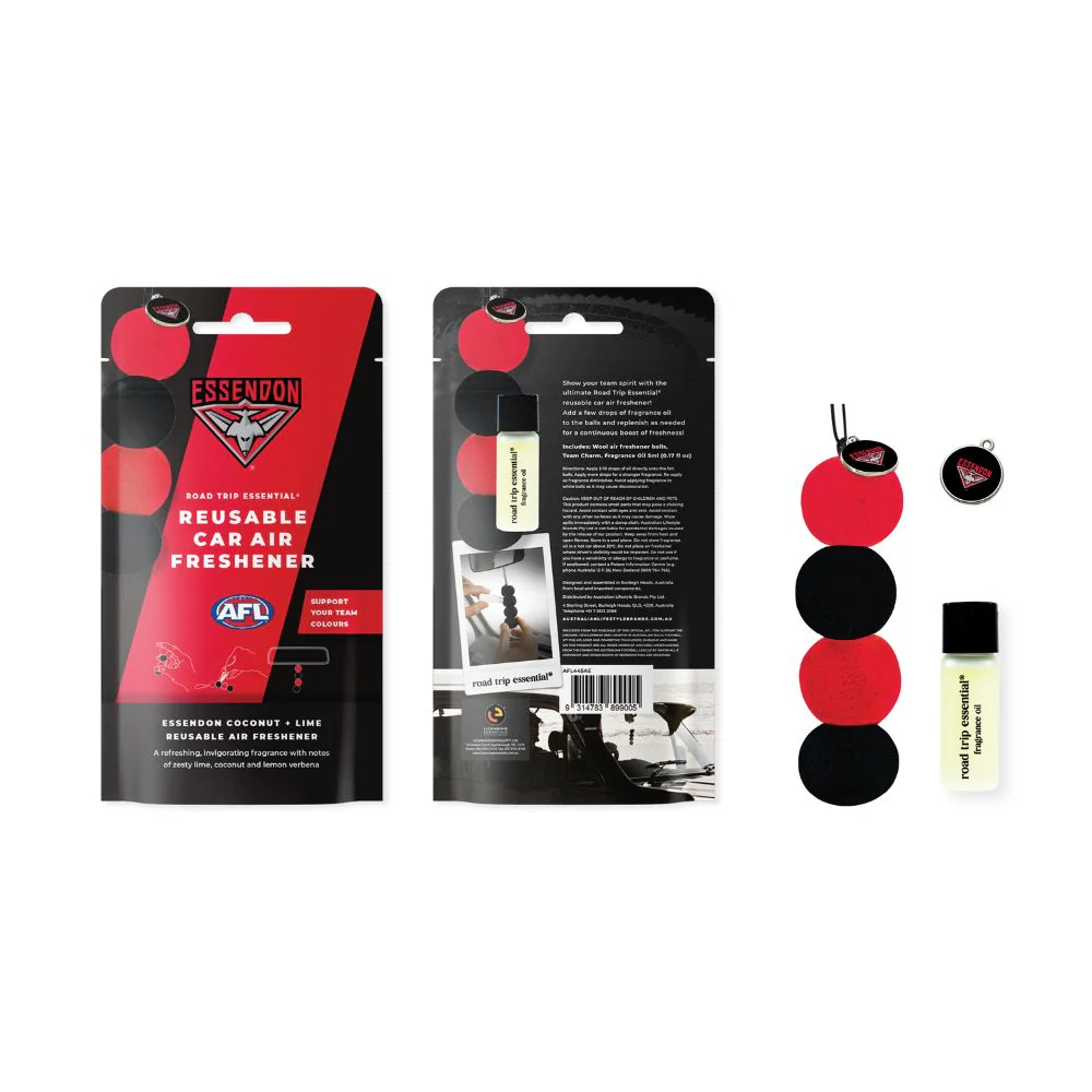 Essendon Road Trip Essentials Reusable Air Freshener