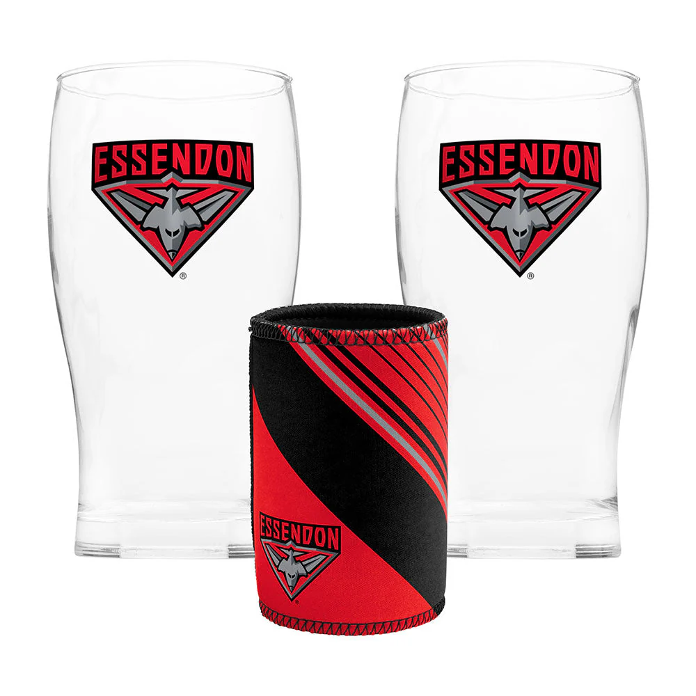 Essendon Set Of 2 Pint Glasses And Can Cooler - Image 2